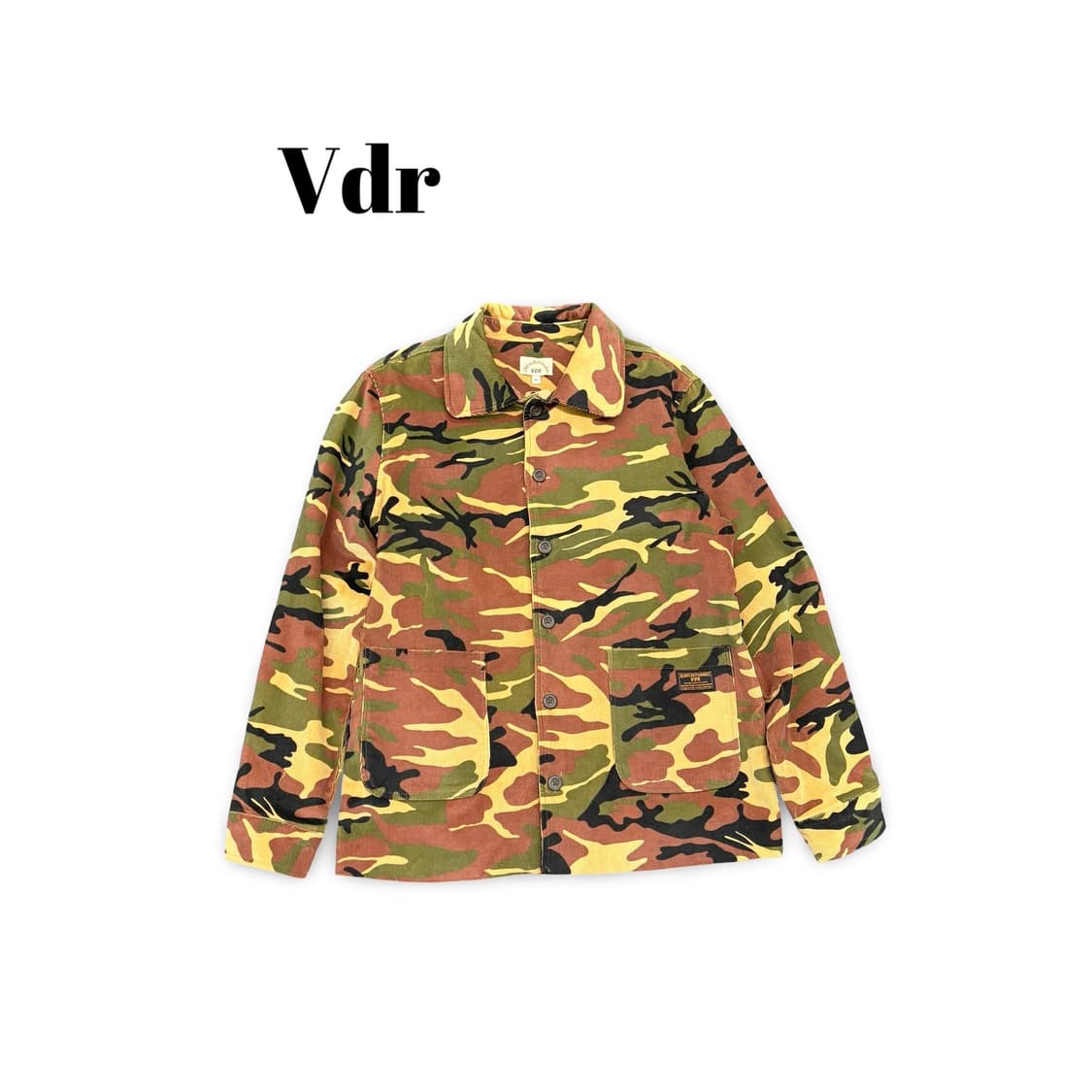 (95)VDR 카모 밀리터리 코듀로이 자켓 상품이미지1