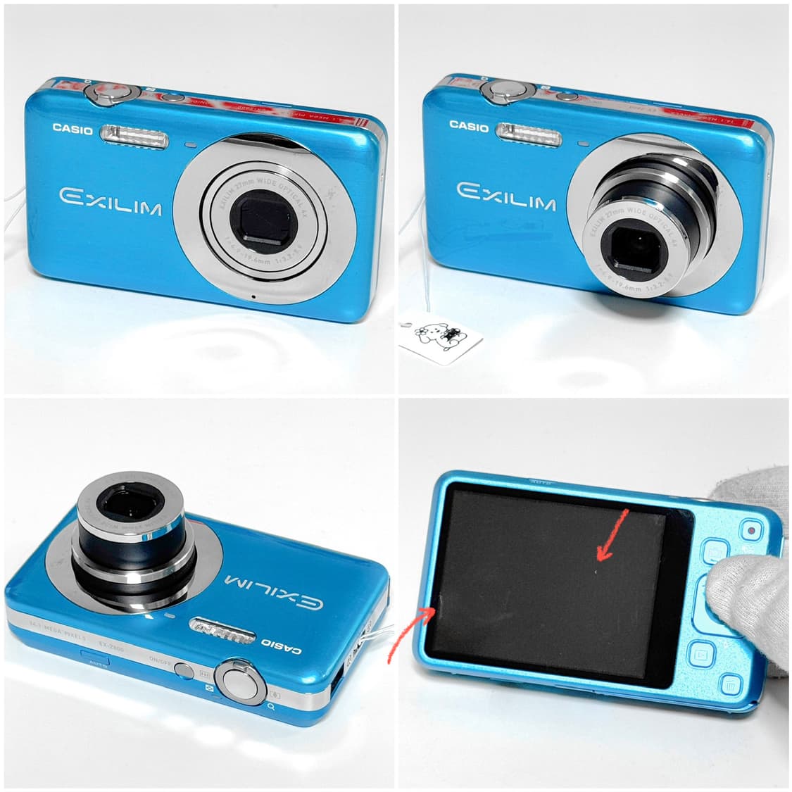 카시오 엑슬림 Z800 베이비블루 빈티지디카 상품이미지2