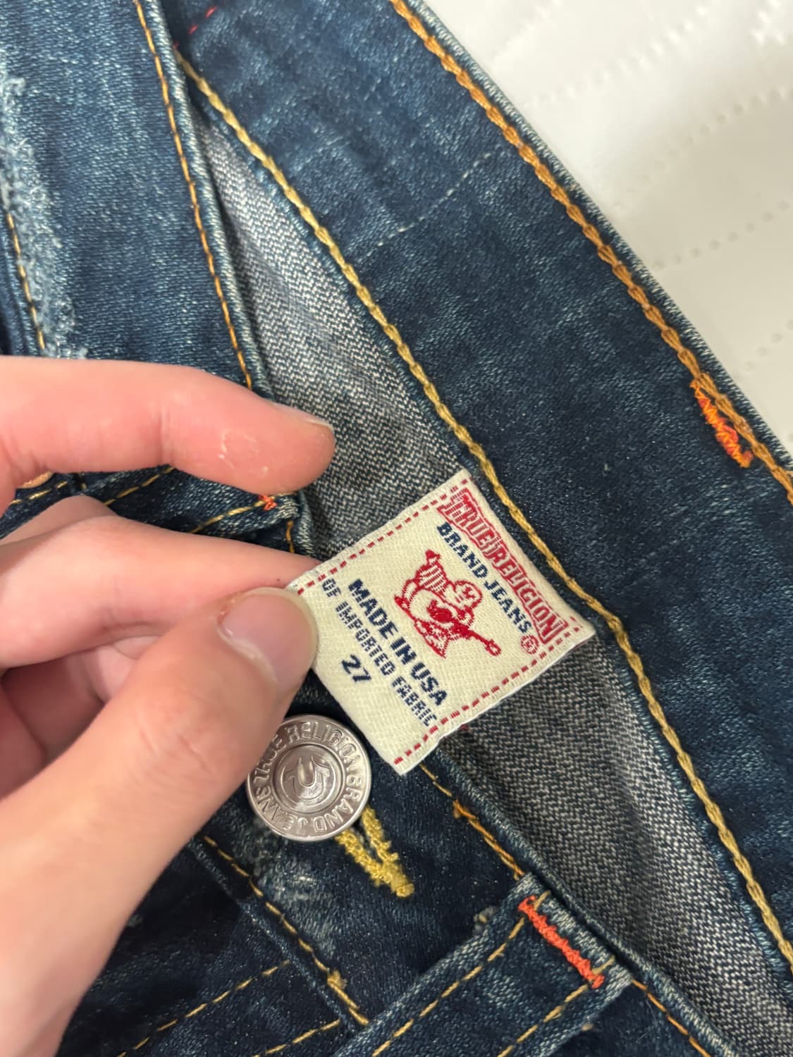 트루릴리전 Joey 부츠컷 데님 27 made in USA 상품이미지2