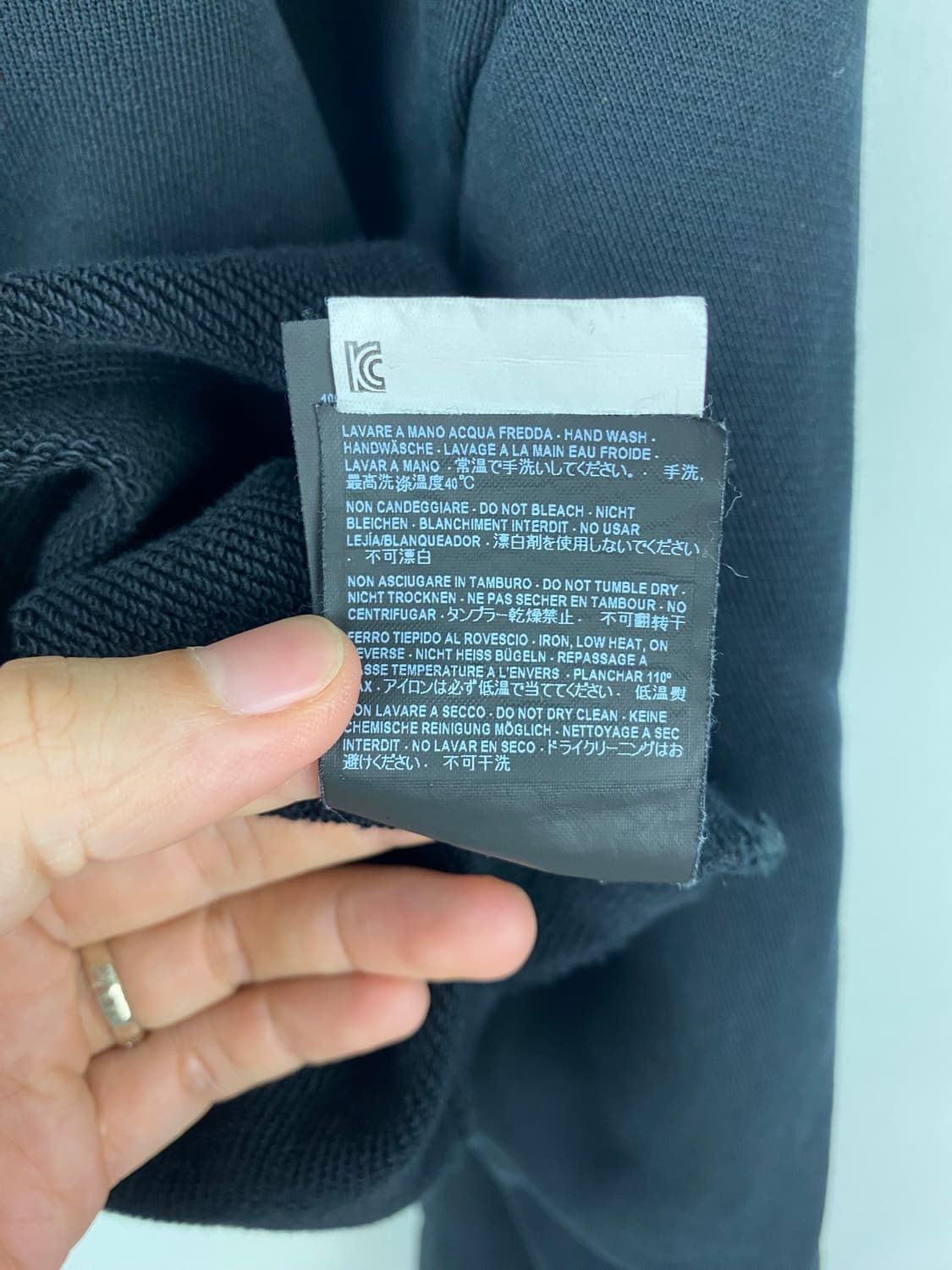 발렌시아가 시티 로고 크롭 후드티 S 상품이미지7