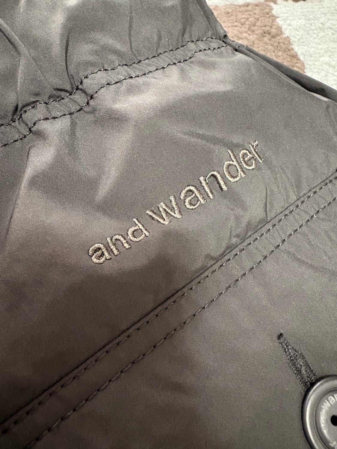 앤드원더 오버사이즈 카고 팬츠 블랙 S 상품이미지5