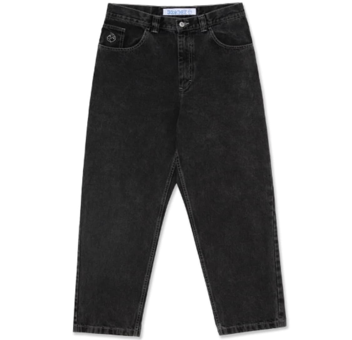 (M) 폴라스케이트 빅보이팬츠 실버블랙 상품이미지1