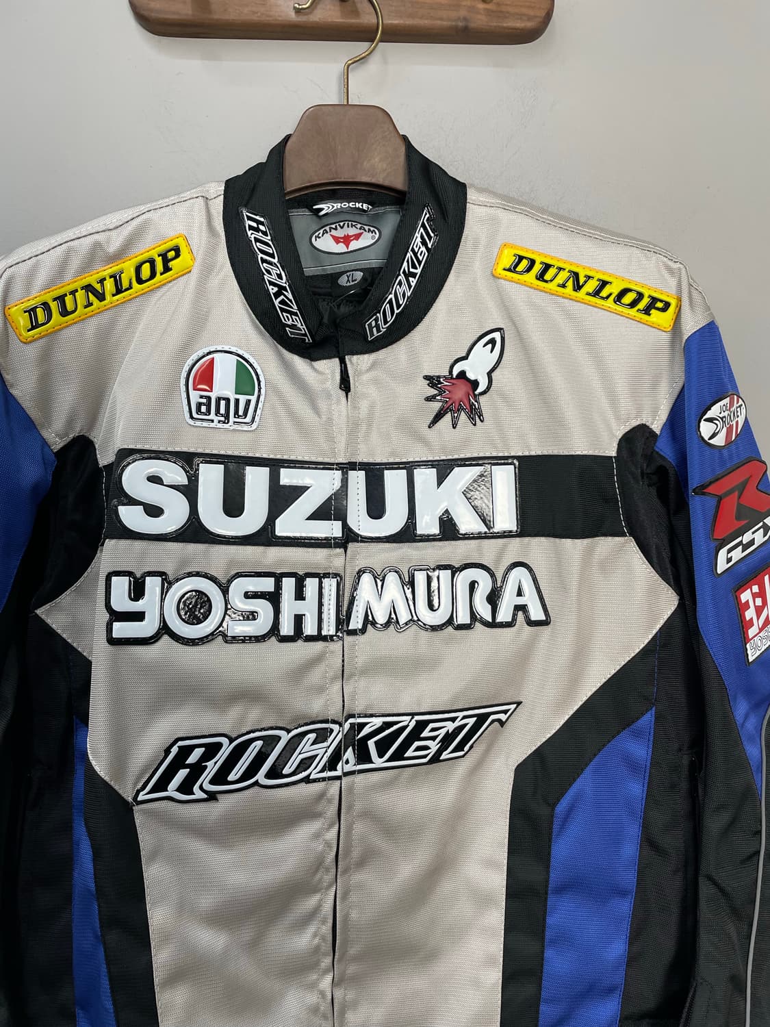 스즈키 요시무라 레더 레이싱 자켓 H1798 상품이미지3