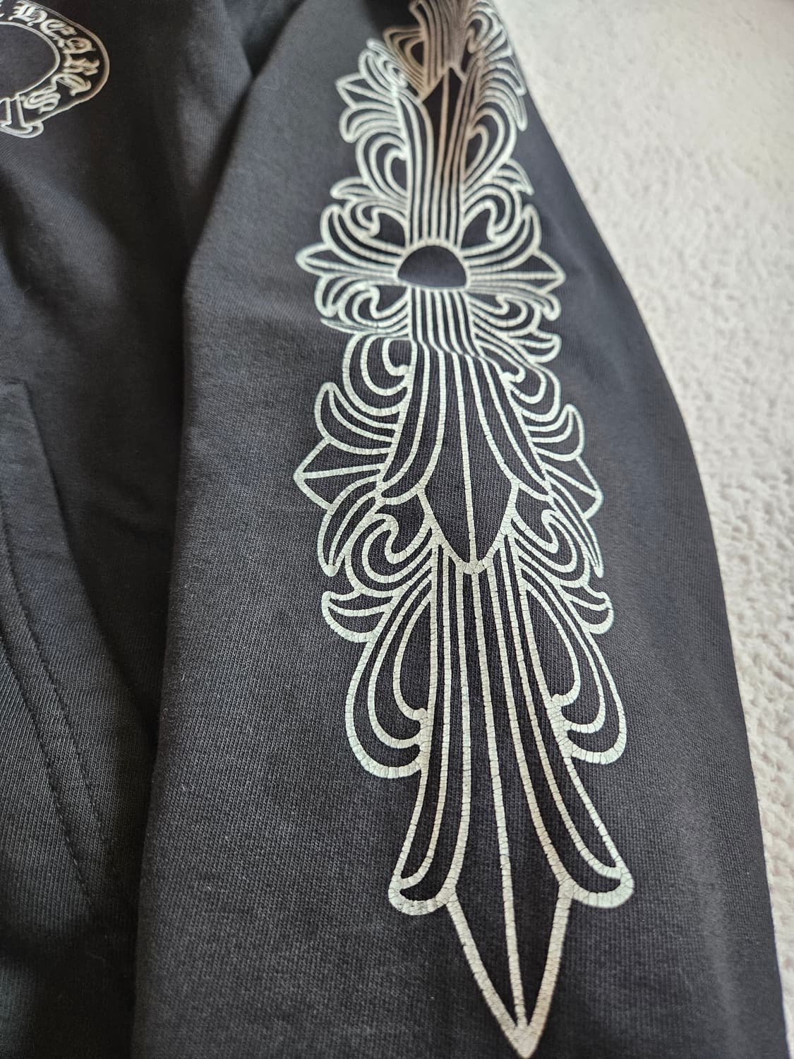 [XL] 크롬하츠 홀스슈 퍽유 로고 후드집업 상품이미지2