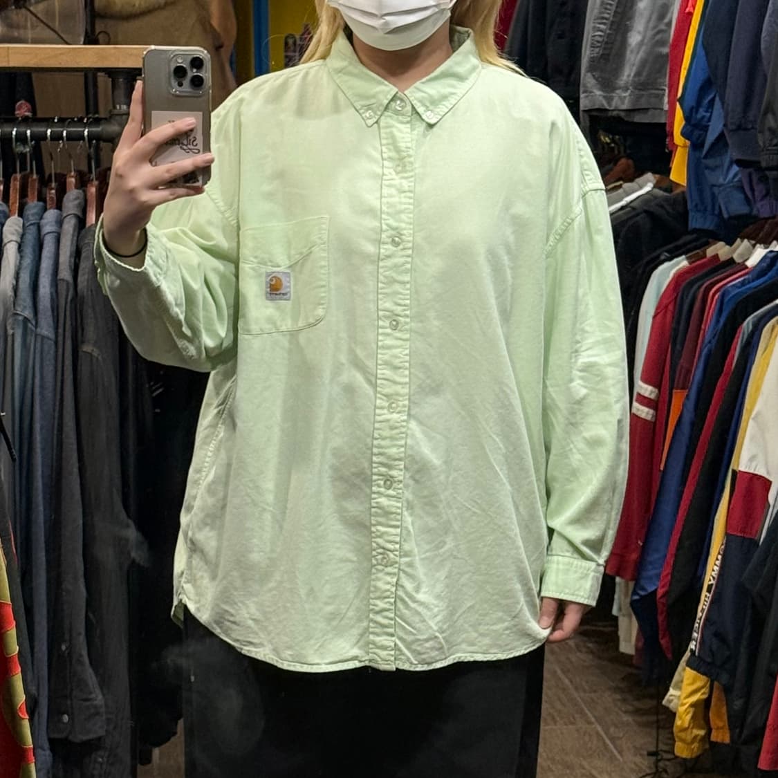 [HI] 칼하트 긴팔셔츠 그린  상품이미지2