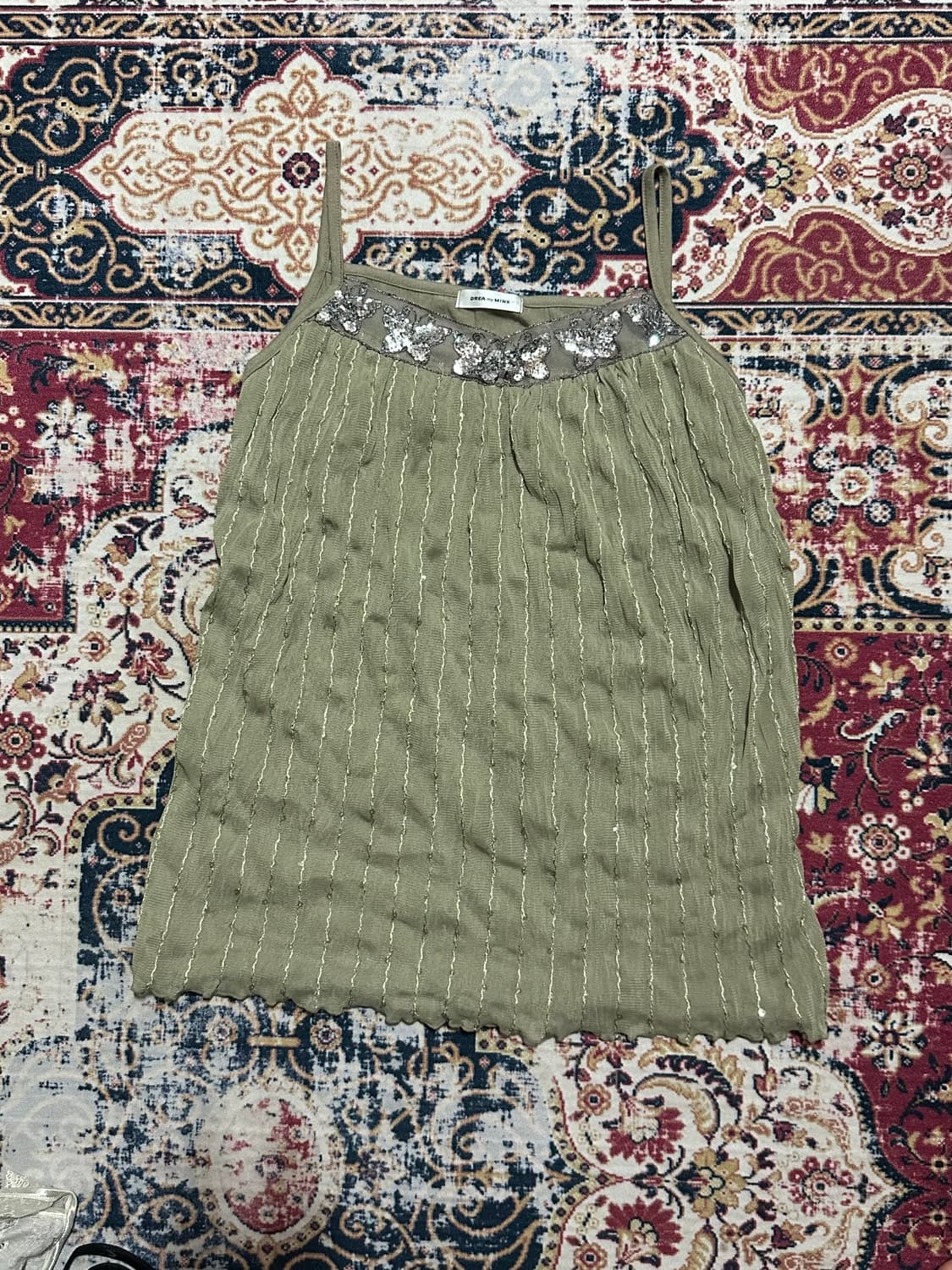 모리 뮤트그레이 녹차라떼 블랙 비즈 나시  상품이미지2