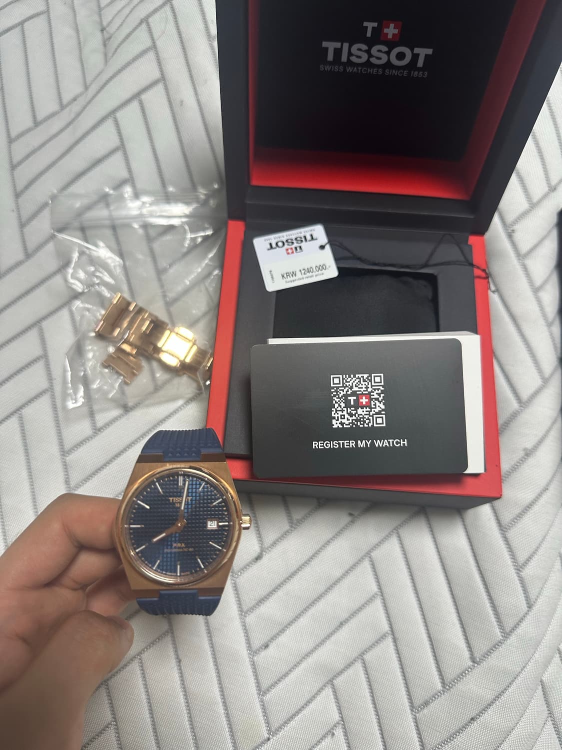 티쏘prx 신형 파워매틱 80 로즈골드 40mm 상품이미지1