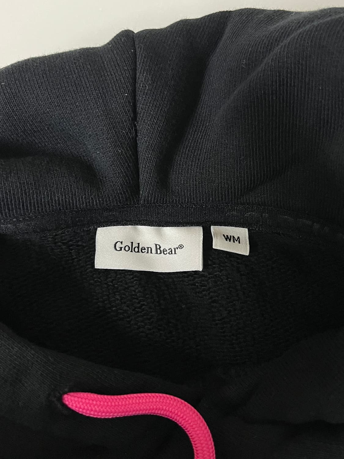 M) 골든베어 위글 베어 후디 블랙 상품이미지4