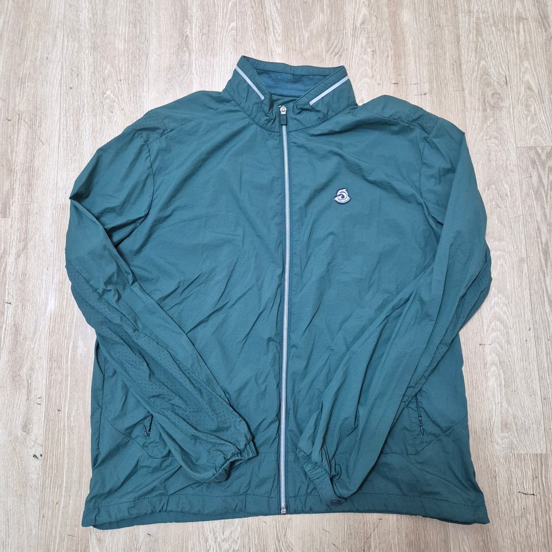 올포유 와펜로고 바람막이 집업자켓 상품이미지1