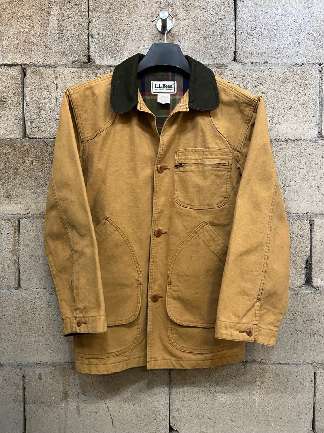 80s 엘엘빈 덕 캔버스 헌팅 자켓 상품이미지1