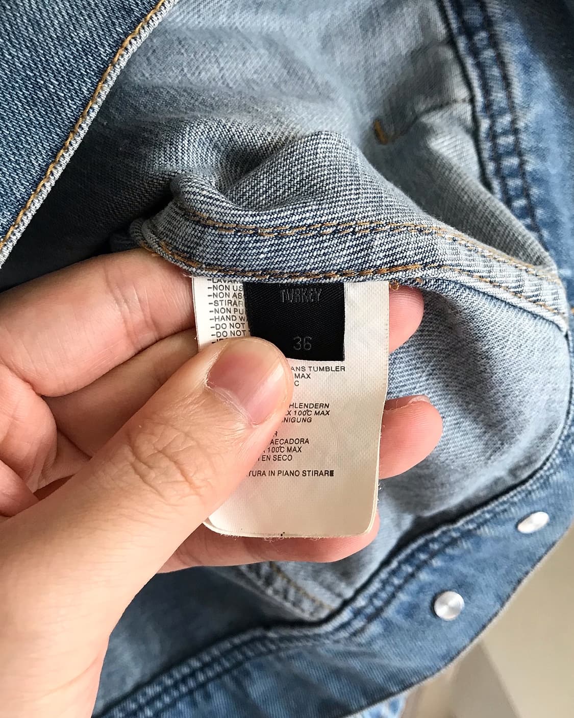 아크네스튜디오 벌룬 슬리브 데님 자켓 상품이미지4