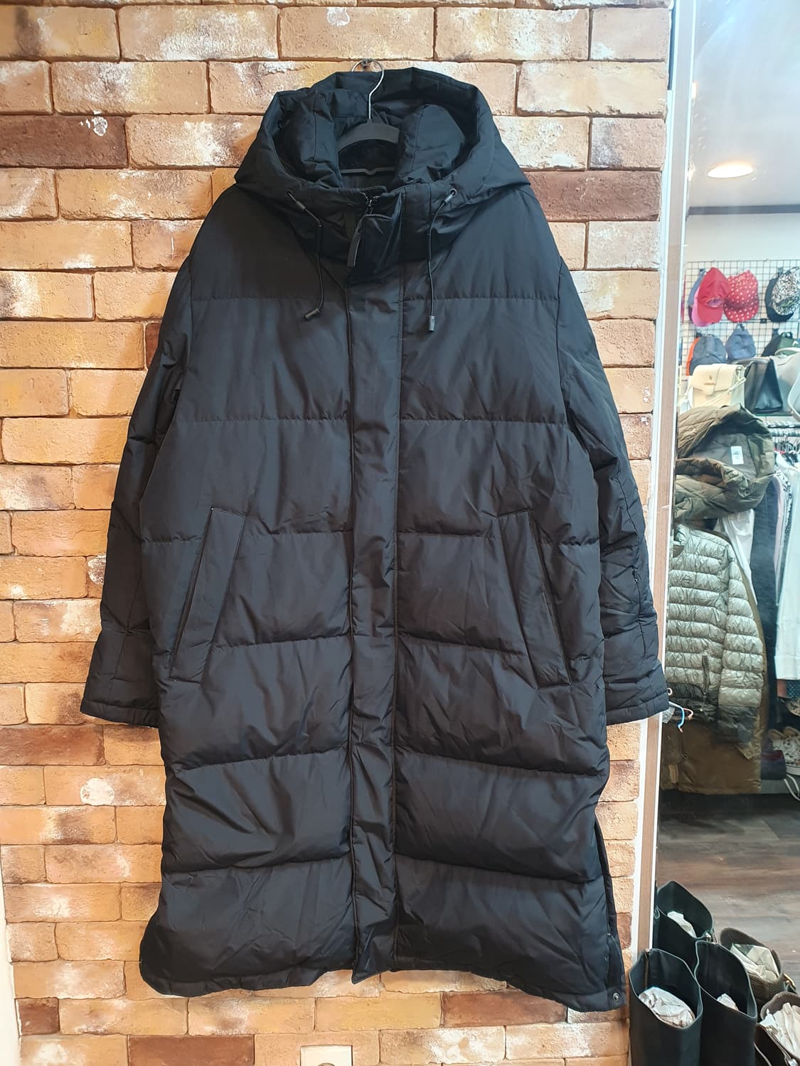 무신사 스탠다드 롱패딩 XL 블랙 상품이미지1