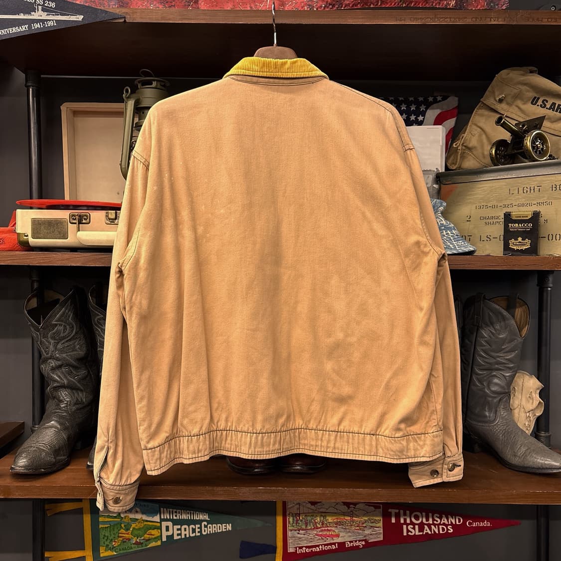 90s 폴로 랄프로렌 체크라이닝 코듀로이 카라 바이스윙자켓 N825 상품이미지2