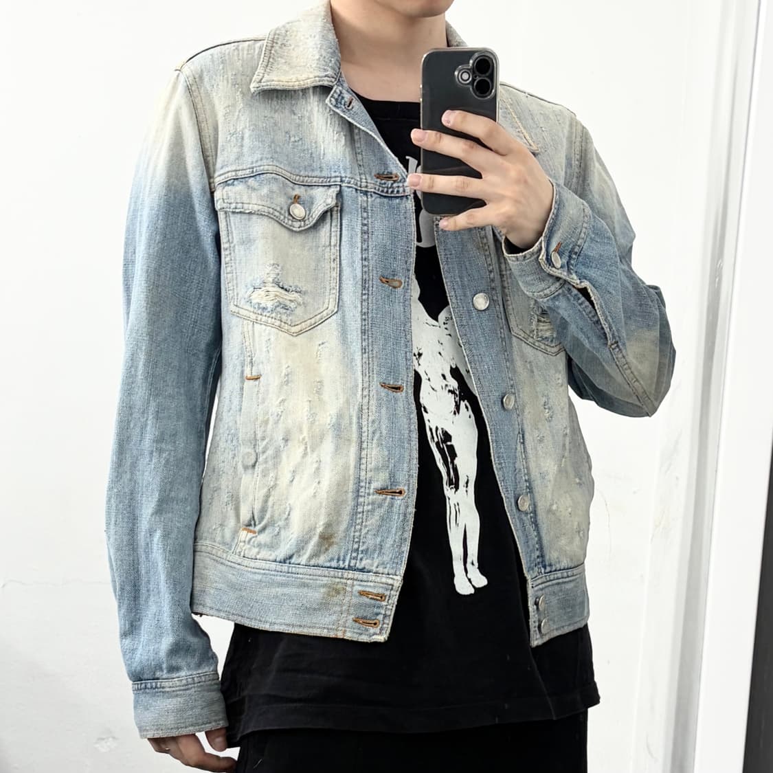 돌체앤가바나 컬렉션 데미지 데님 자켓 상품이미지2