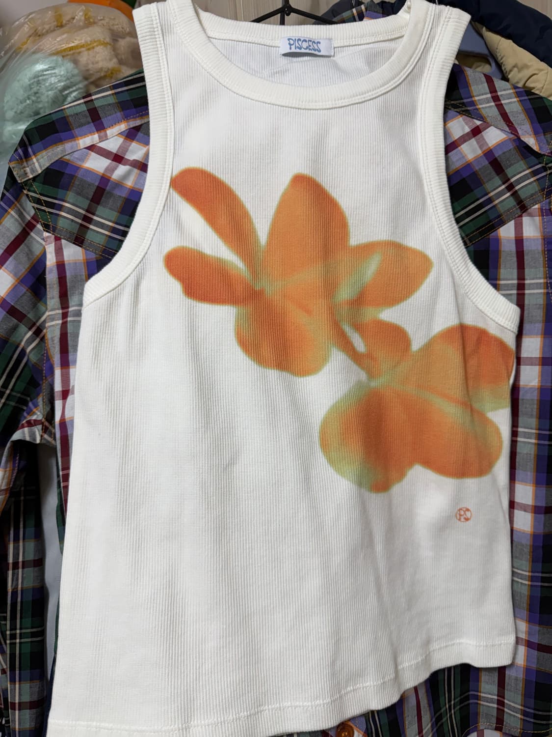 파이시스 플라워 슬리브리스 상품이미지2