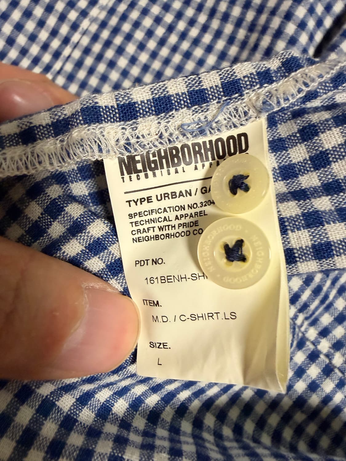 [L] neighborhood 네이버후드 롱 셔츠 상품이미지7