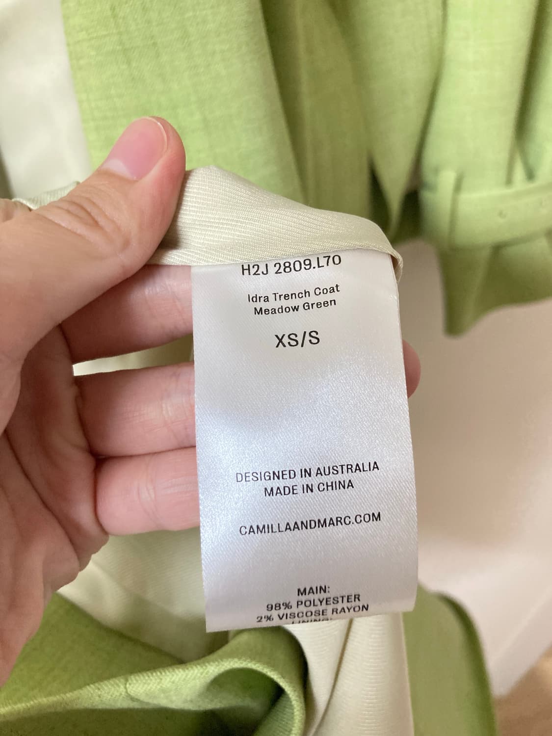 Camilla And Marc 카밀라앤마크 Idra 트렌치 코트 상품이미지4