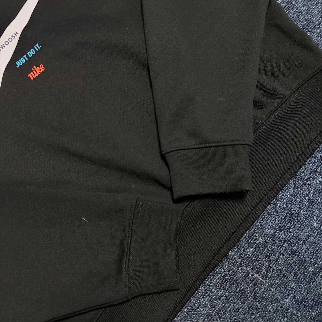 나이키 스우시 멀티로고 크롭 후드티 상품이미지2