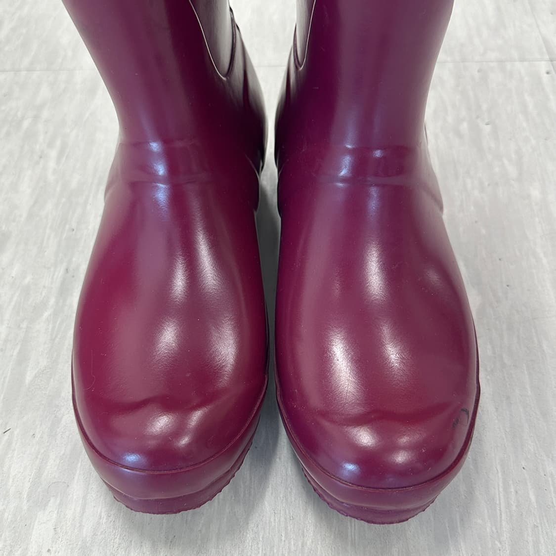 헌터 글로스 쇼트 레인부츠 장화 여름 장마 롱 바이올렛 여성 240mm 상품이미지2