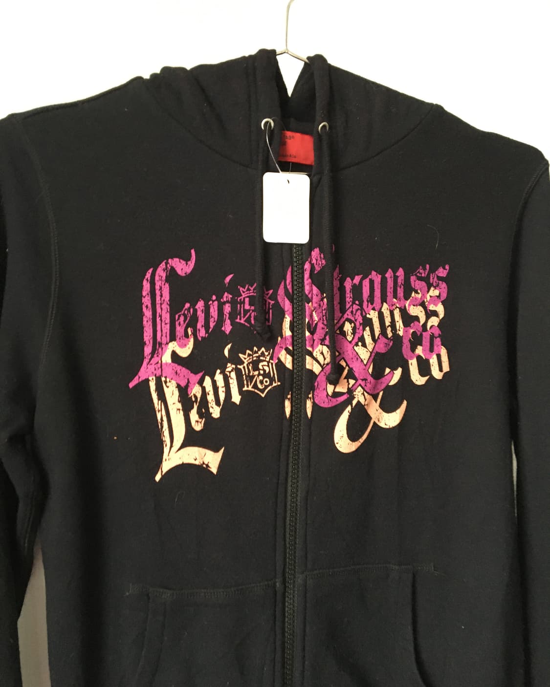 Levis lettering printing hood zip up 상품이미지4