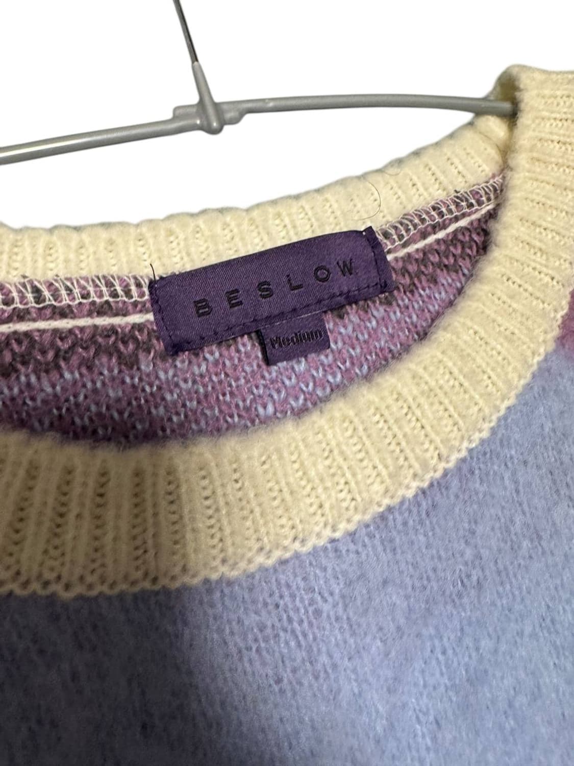 Beslow checkerboard knitwear 상품이미지3