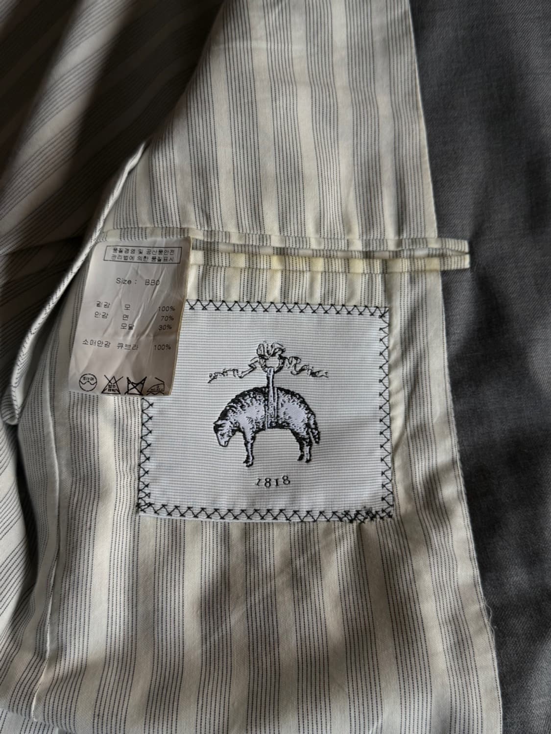 브룩스 브라더스 블랙 플리스 자켓 100 상품이미지3