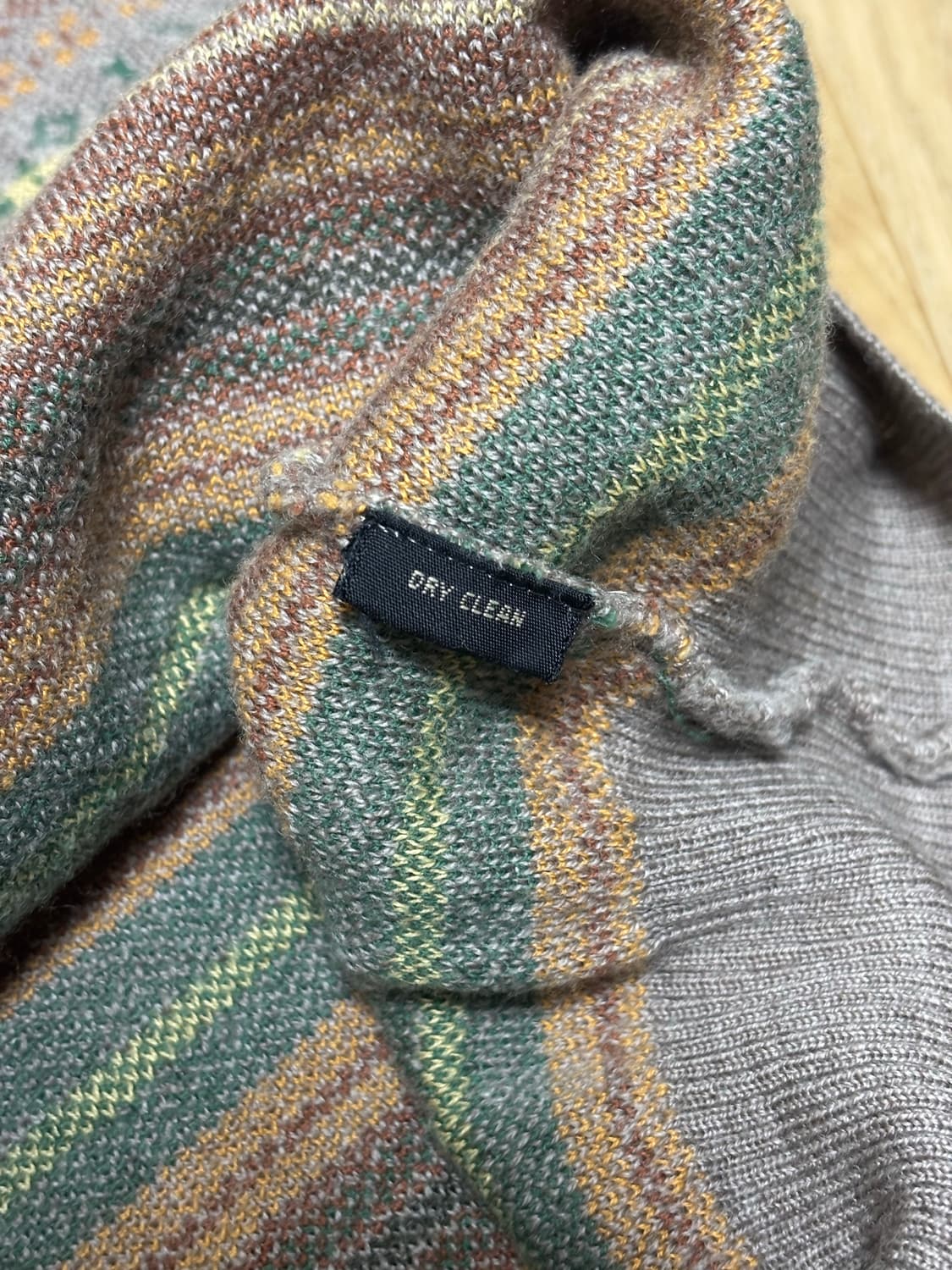 XL) 90s RRL 페어아일 니트 베스트 상품이미지5