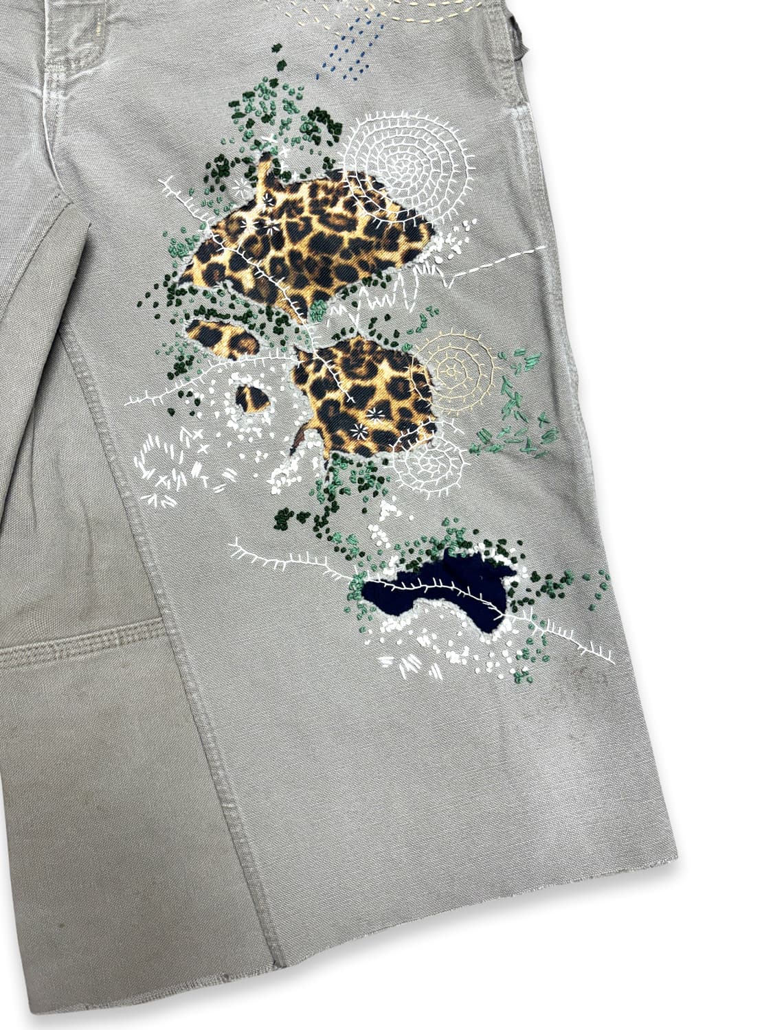 Carhartt Boro Sashiko Distressed Shorts 상품이미지4