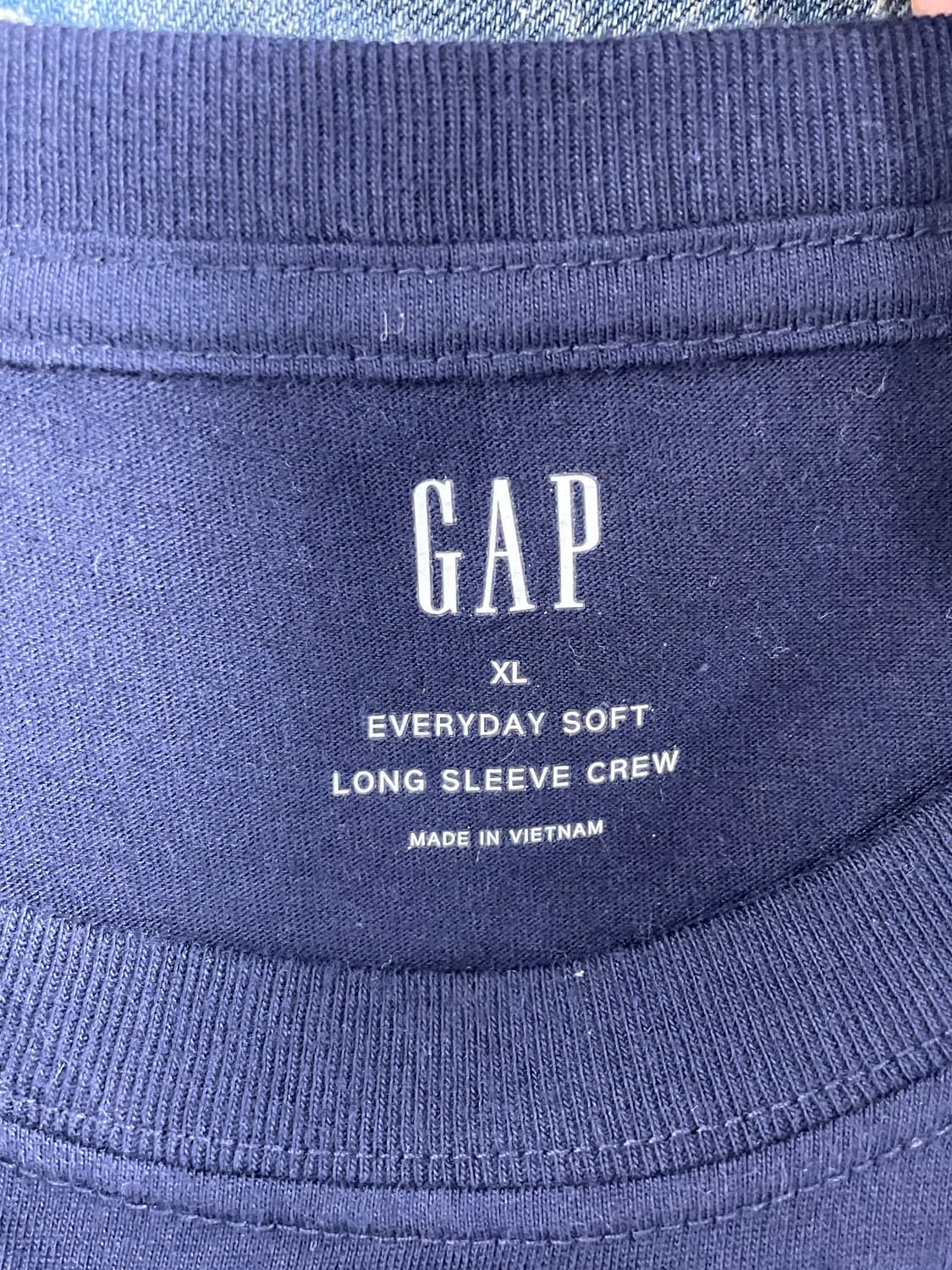 GAP 오리지널 로고 긴팔티 네이비 상품이미지2