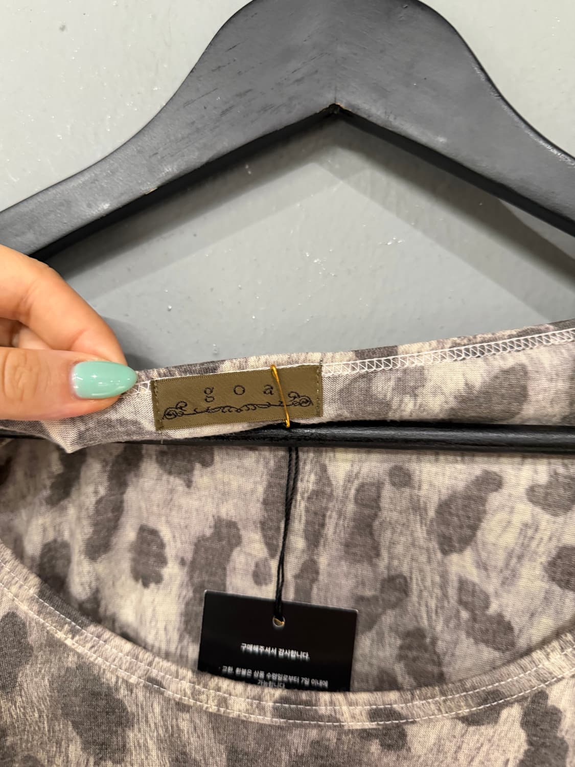 Goa leopard pattern long sleeve 상품이미지9