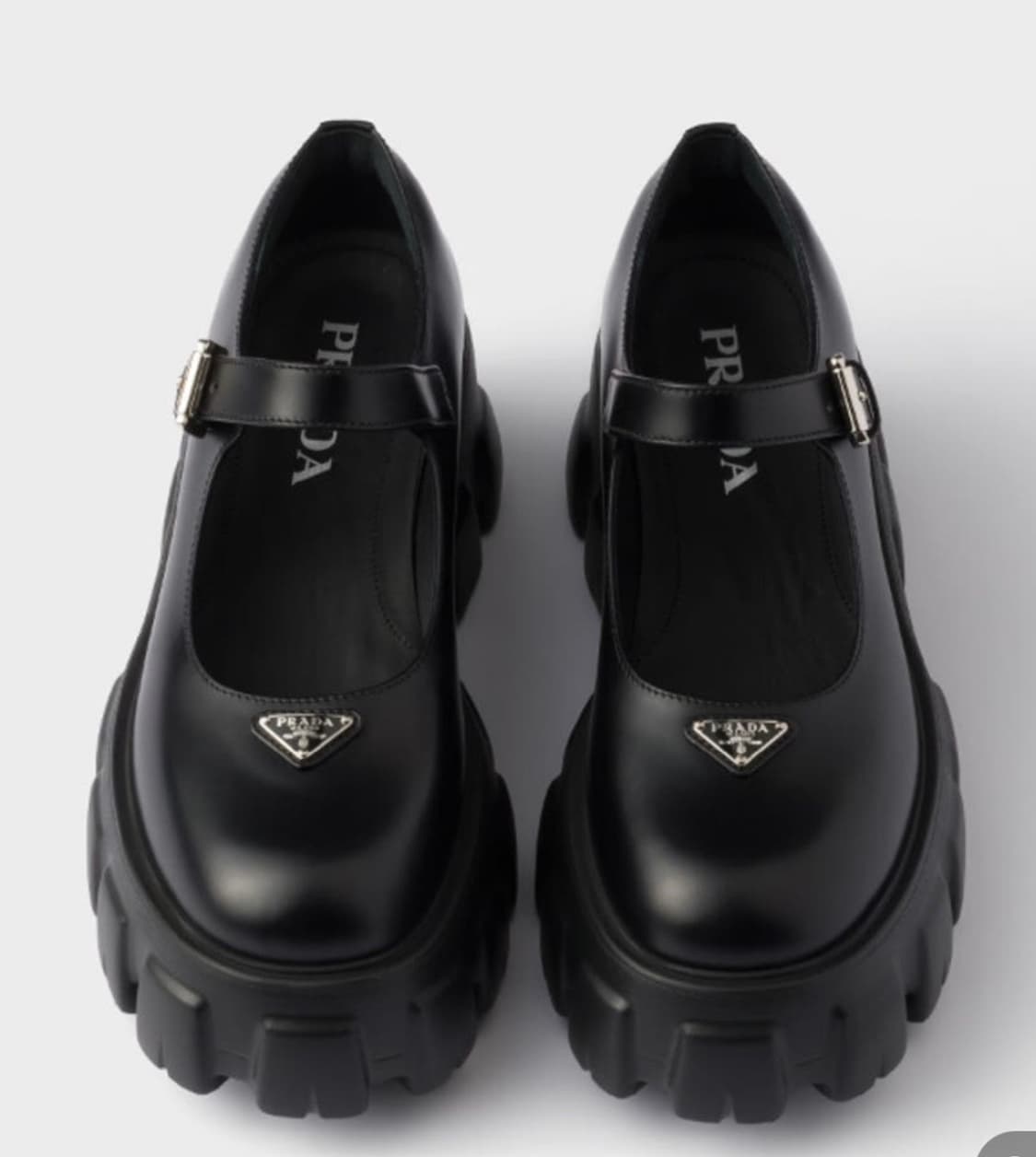 새상품)PRADA 메리제인 슈즈 블랙 상품이미지1