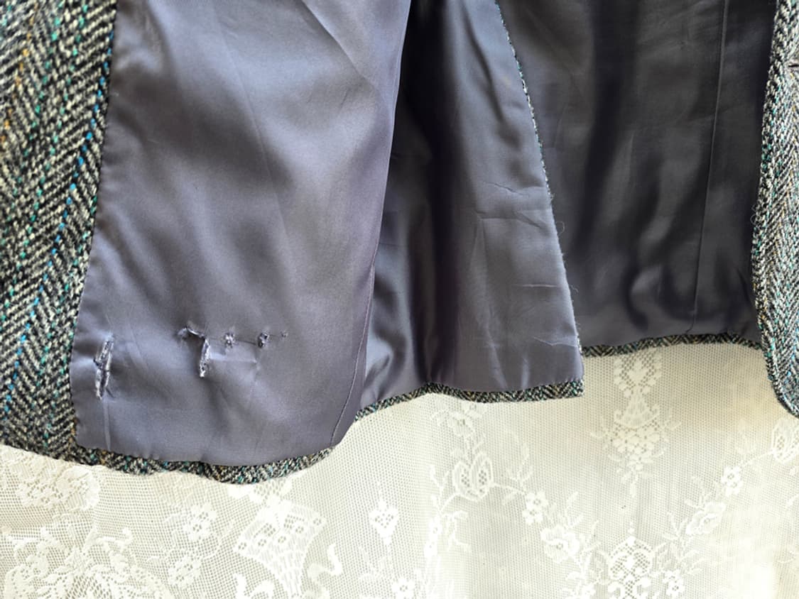 헤링본 해리스 트위드 자켓 상품이미지7