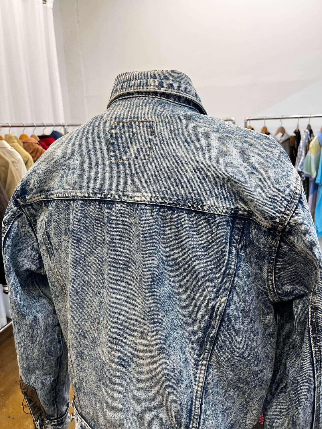 BOBSON 스웨이드 패널 데님 자켓 상품이미지6