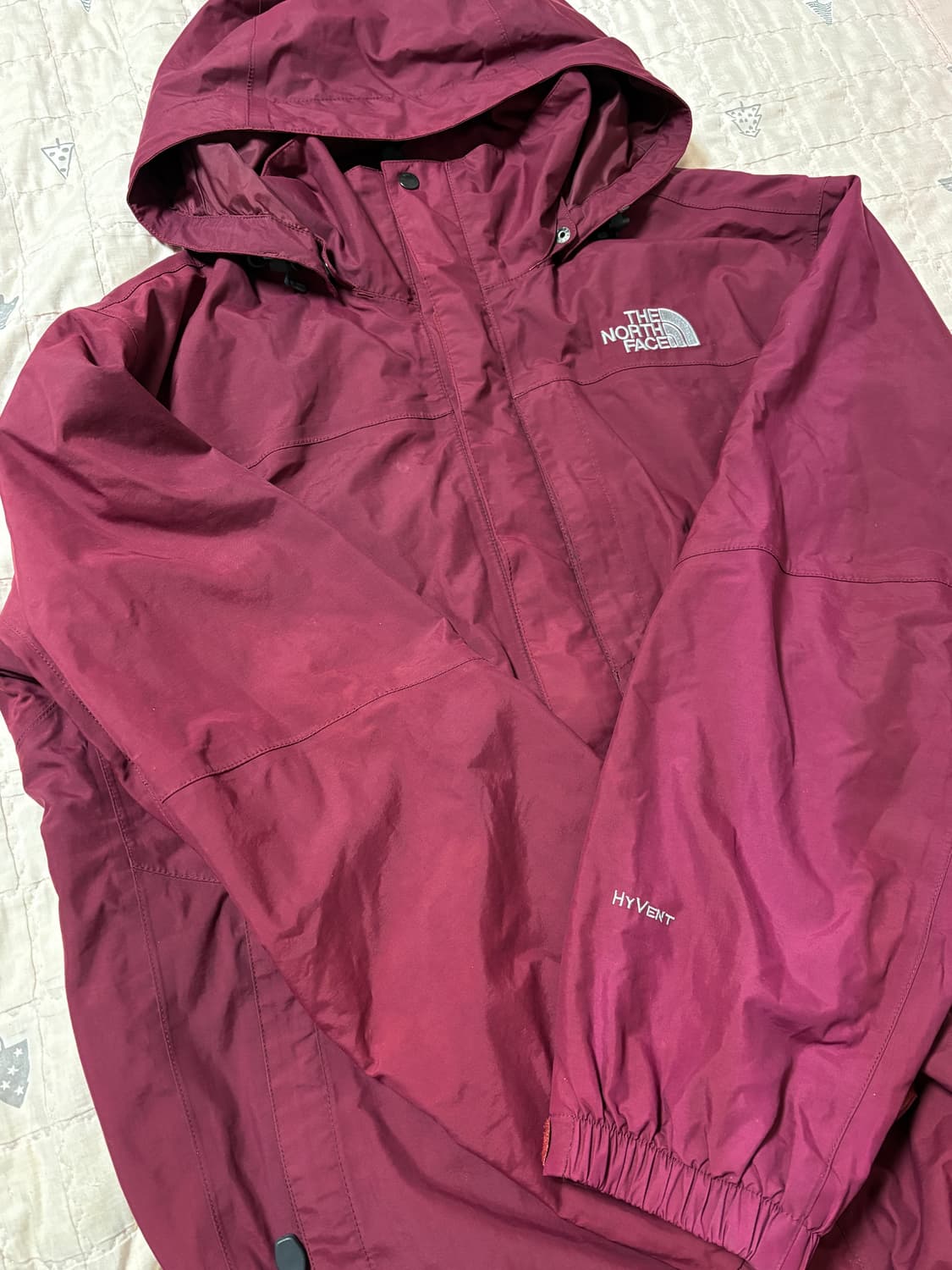 노스페이스 빈티지 버건디 바람막이 상품이미지1