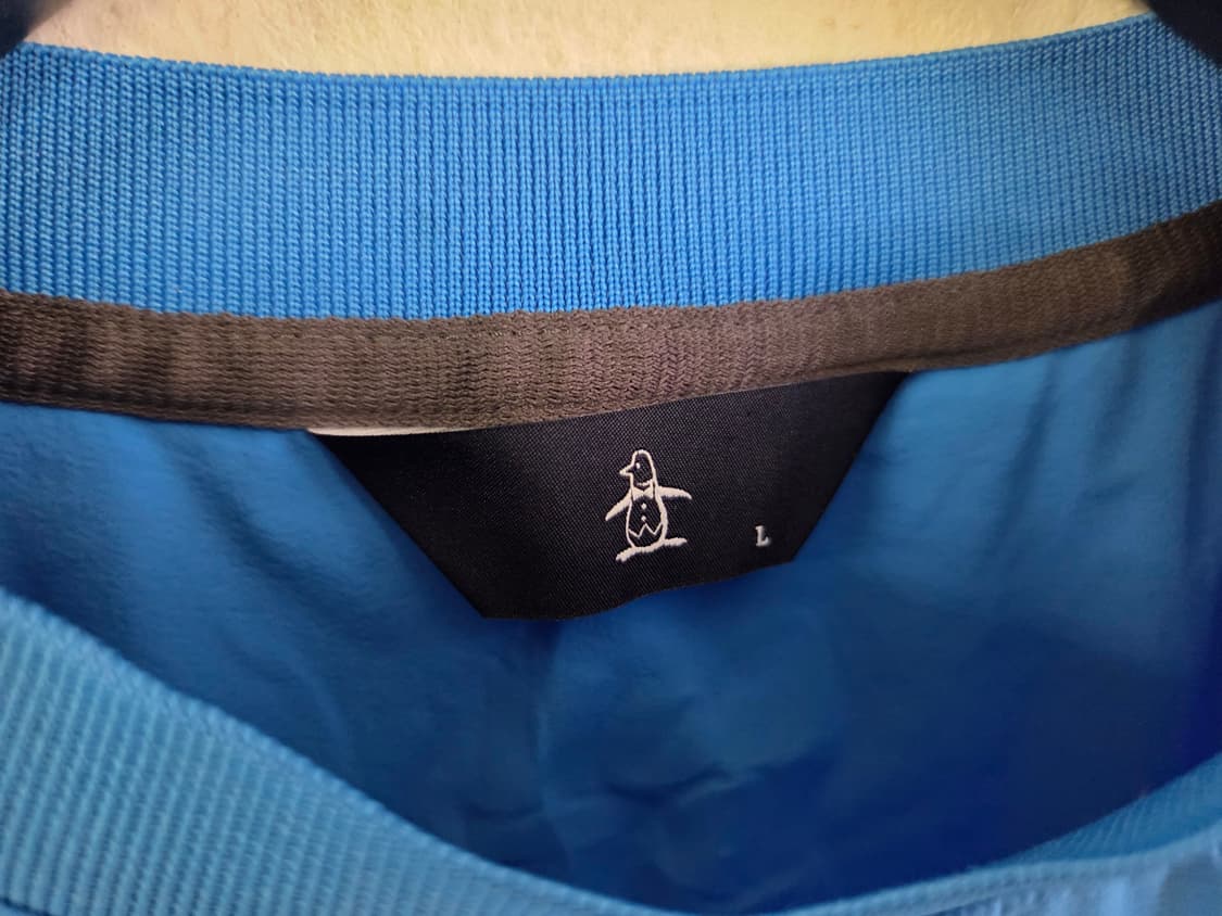 Munsingwear 블루 반팔 티셔츠 L 상품이미지3