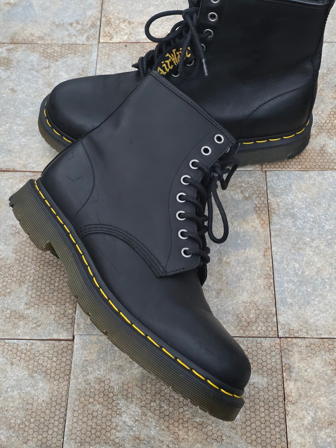 (290)닥터마틴 1460 윈터그립 블랙 부츠 상품이미지6