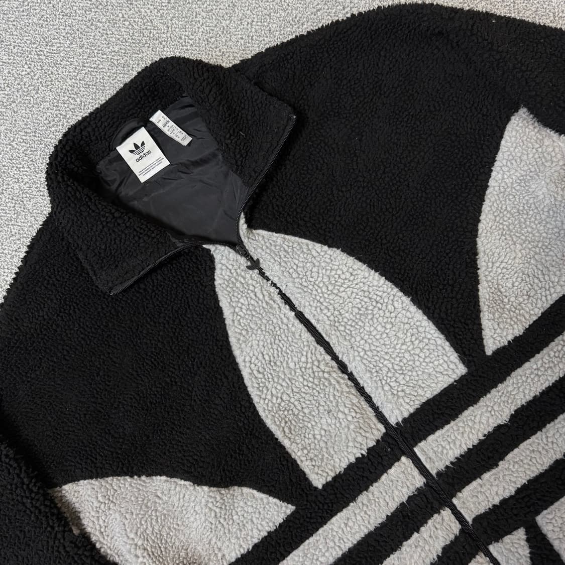 아디다스 빅 트레포일 후리스 자켓 상품이미지4