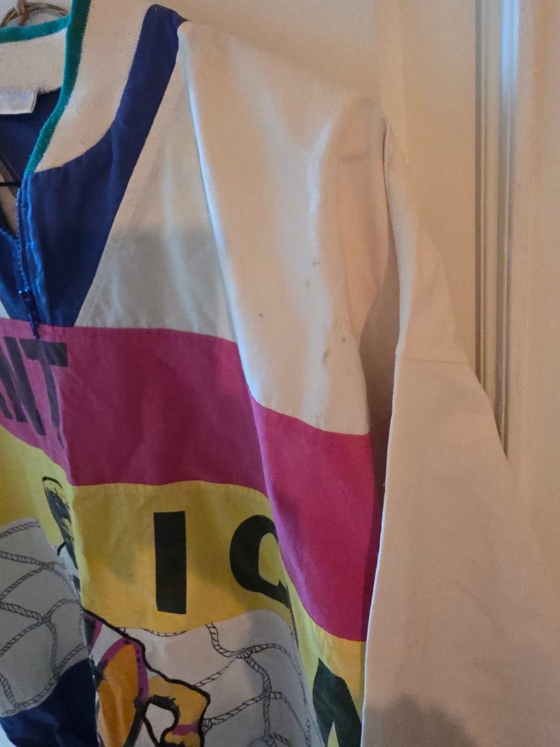 90'빈티지아디다스 "I WANT I CAN" 올드스쿨 아노락 상품이미지5