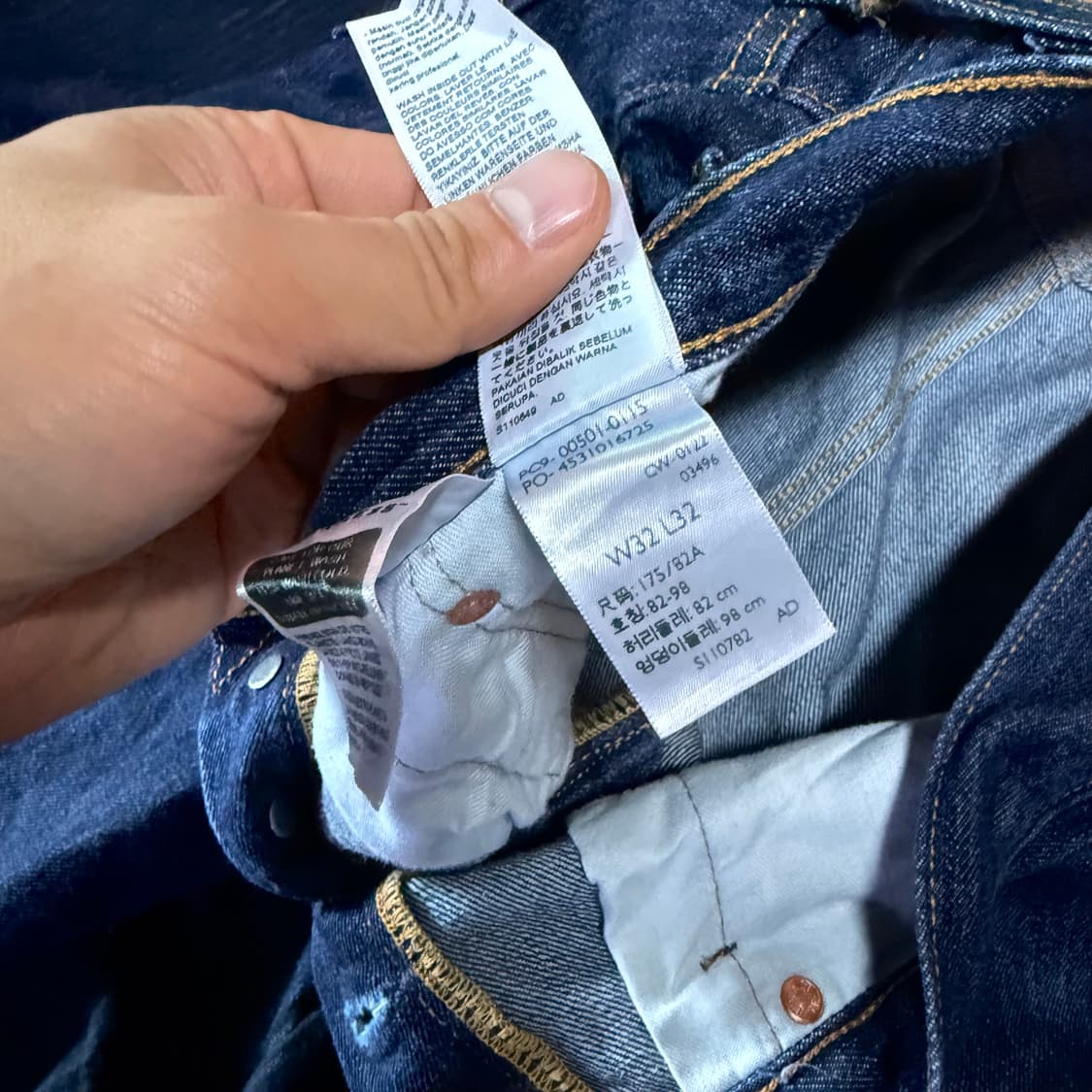 90‘s 리바이스 501 스트레이트 핏 데님 팬츠 36 상품이미지5