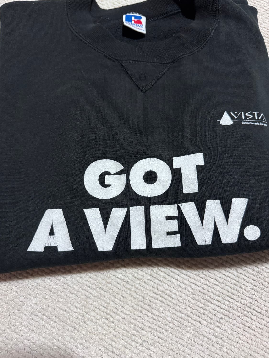 90s USA 러셀 애슬레틱 블랙 스웻셔츠 L 상품이미지6