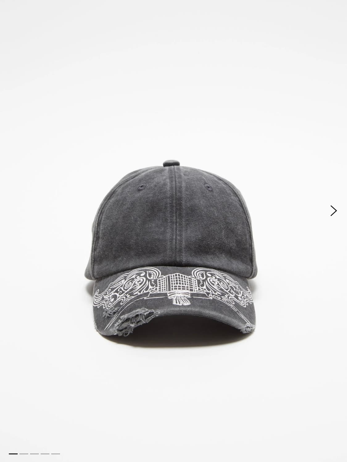 아크네스튜디오 로고 캡 모자 볼캡 상품이미지1