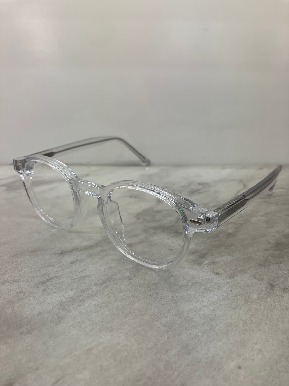 B86 DMN 클리어 웰링턴 뿔테 안경128 상품이미지7