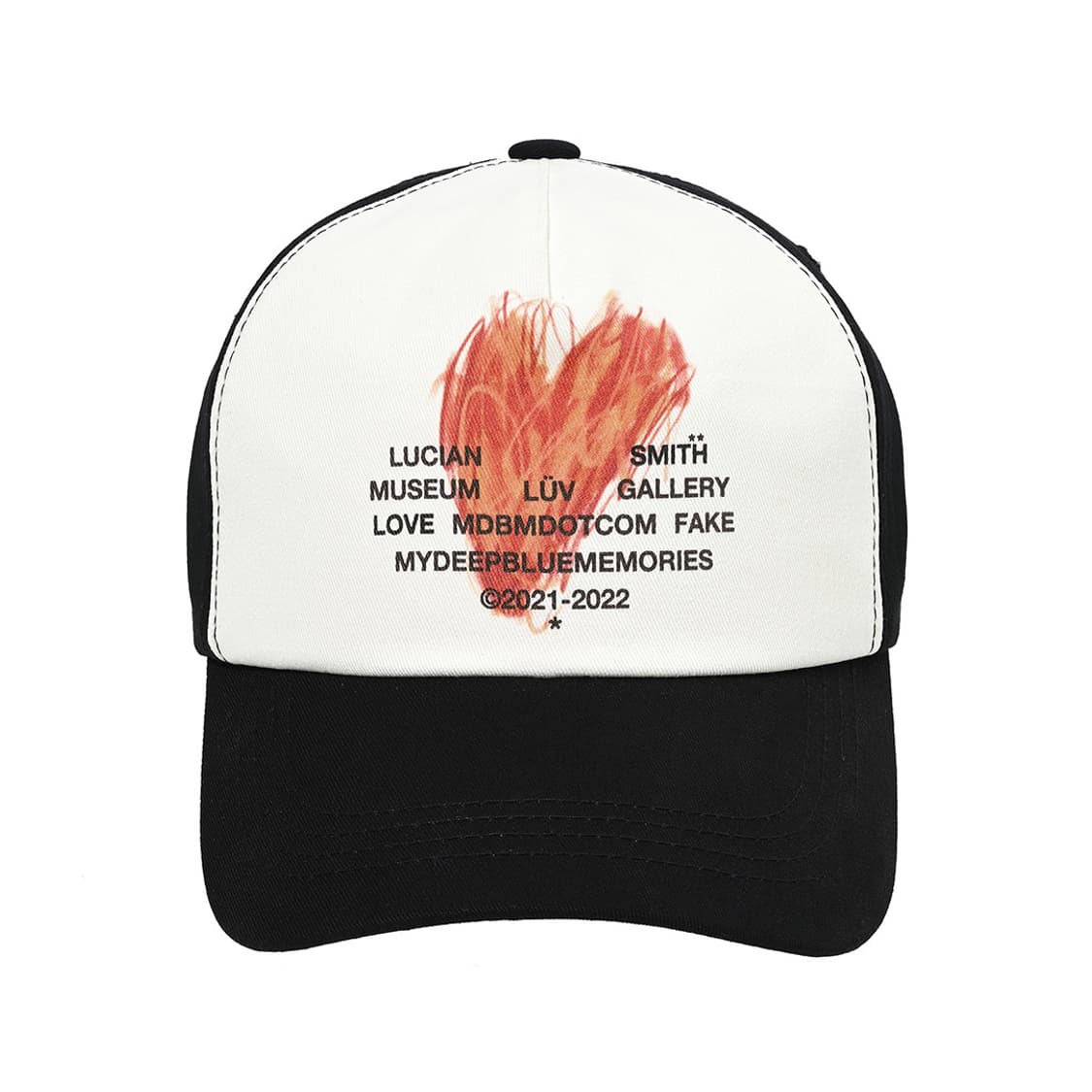 마이딥블루메모리즈 [mdbm] LOVE x FAKE washed cap 상품이미지1