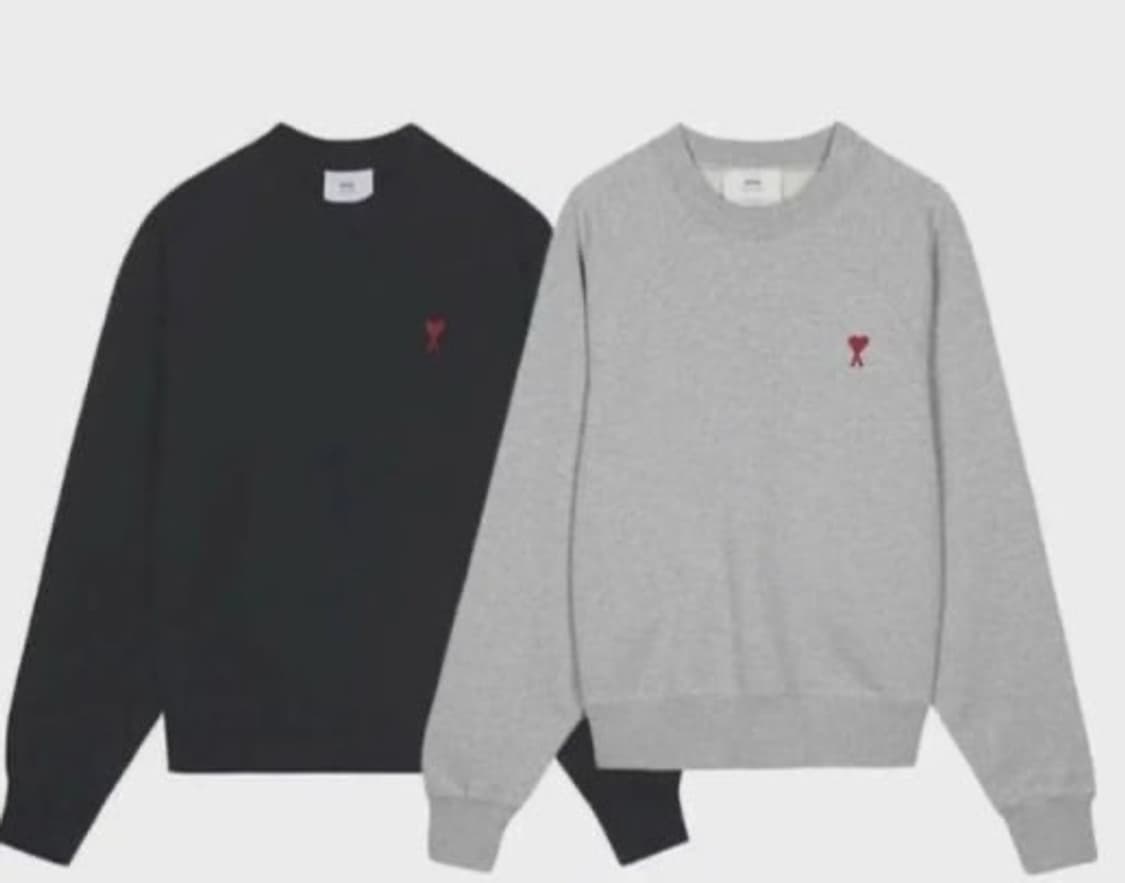 아미 맨투맨 (( 새상품 )) 큐알인증 상품이미지2