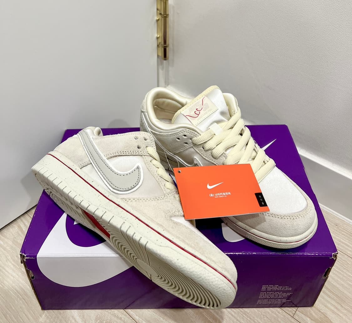 (230/새제품)나이키 덩크 SB 덩크 로우 프리미엄 코코넛 밀크 상품이미지1
