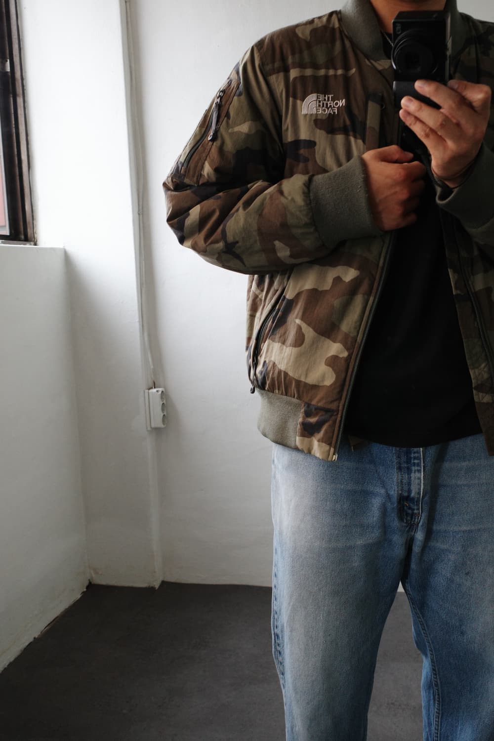 노스페이스 카모 버젼 ma-1 자켓 상품이미지2