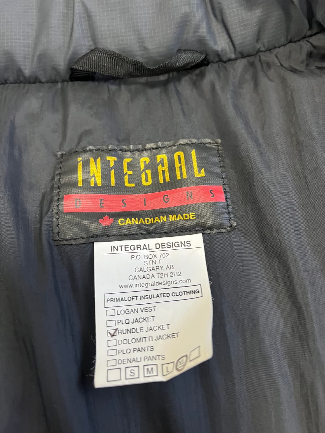 인테그랄디자인 프리마로프트 런들자켓 XL 상품이미지6