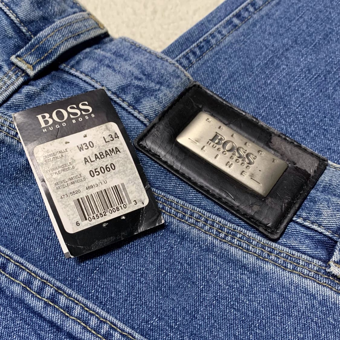 [30/새상품] 휴고 보스 셀렉트라인 스트레이트핏 데님팬츠 ALABAMA 상품이미지4
