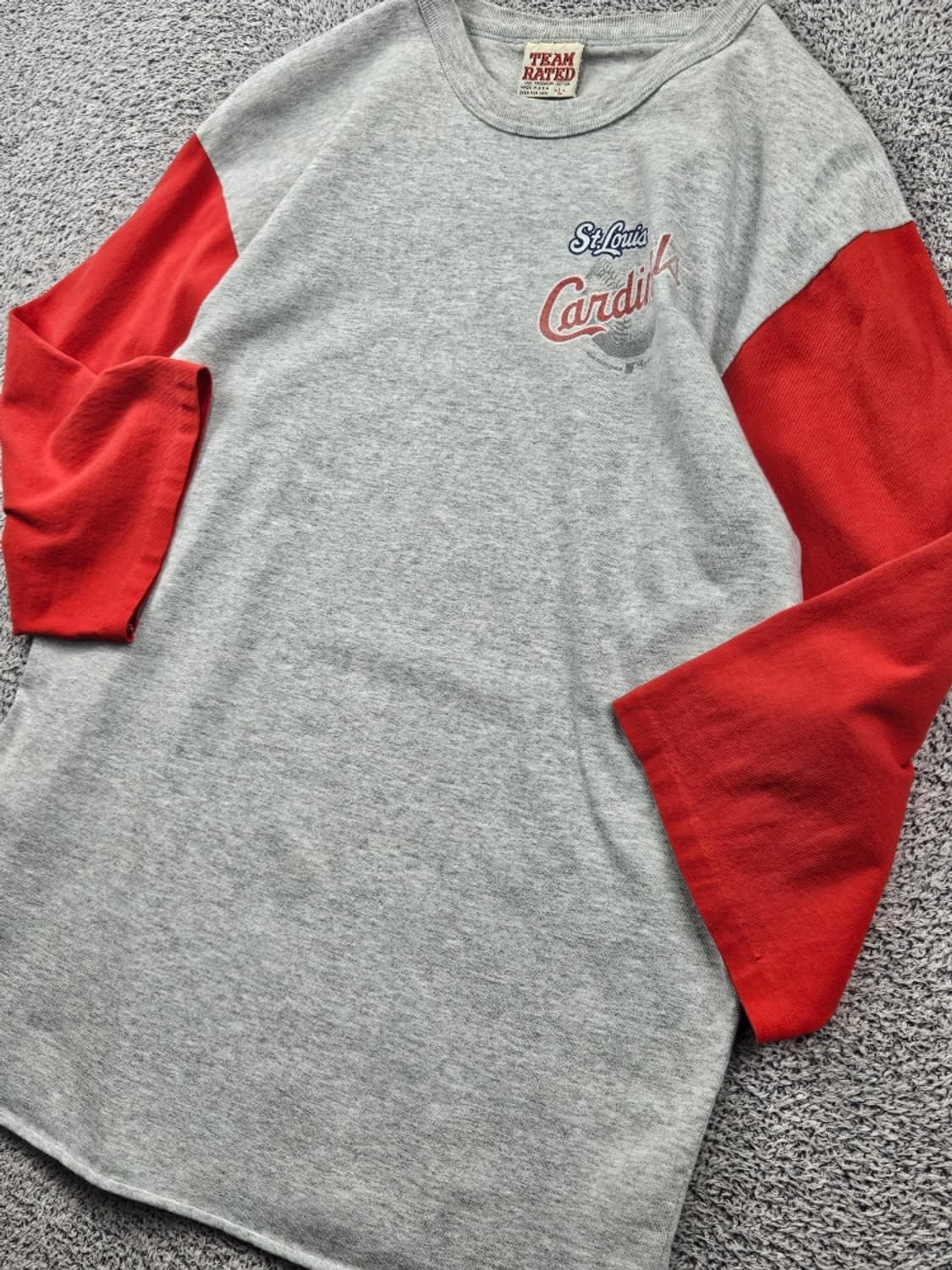 90's USA 팀레이티드 싱글스티치 롱슬리브 긴팔티셔츠(L)/11815 상품이미지4