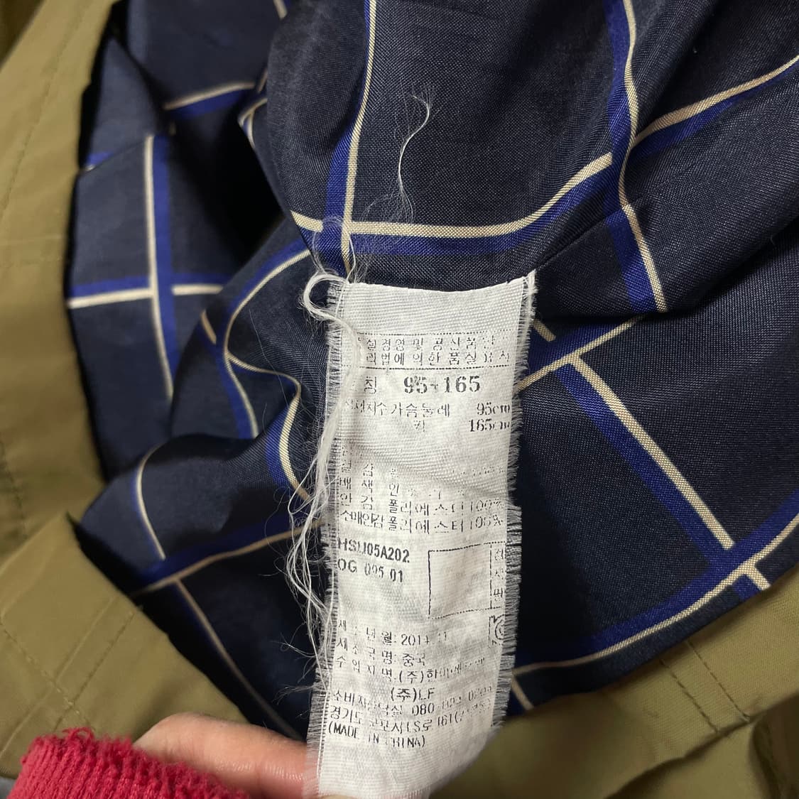 헤지스 카키 멀티포켓 폴리 자켓 상품이미지7